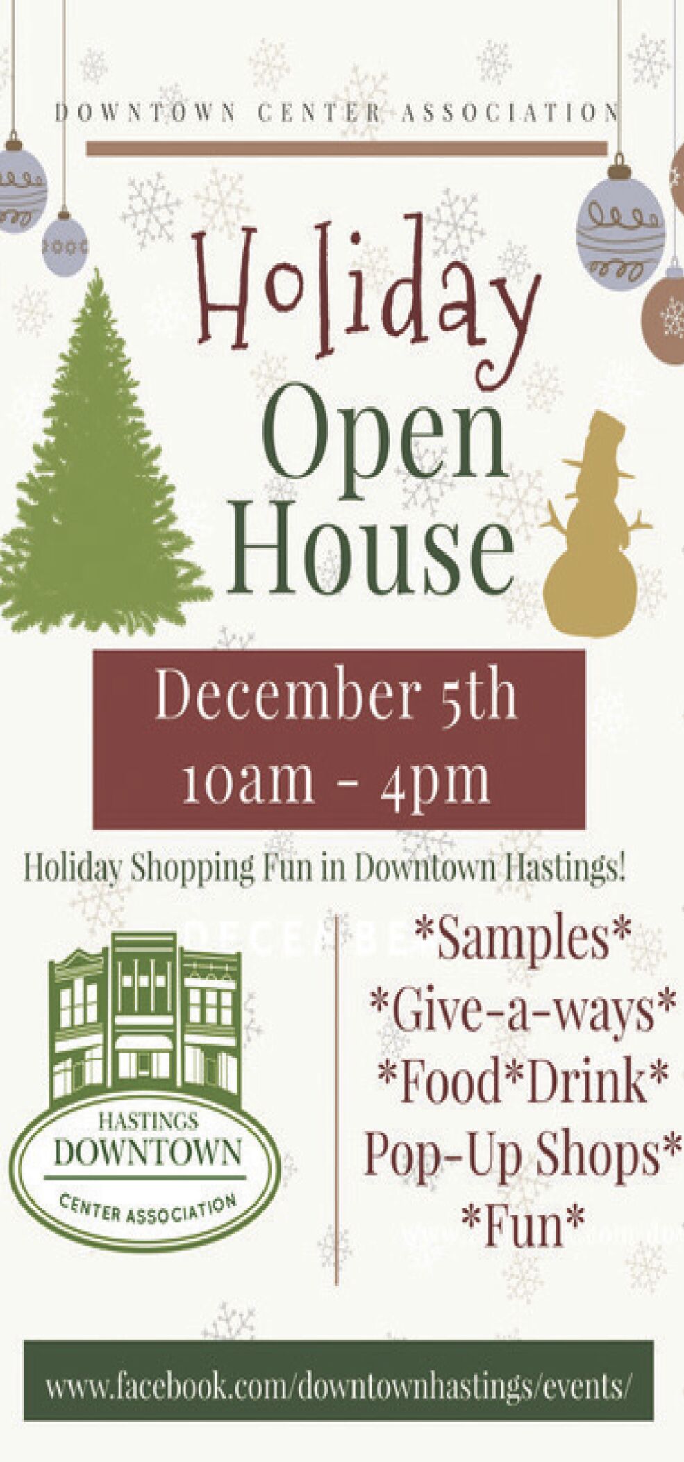 Holiday open house